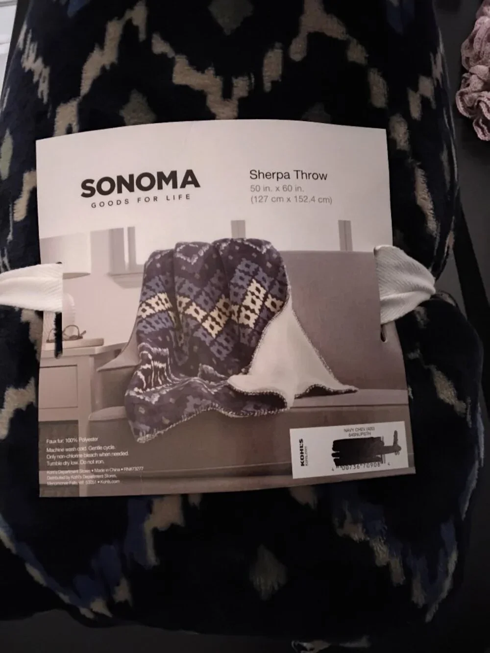 Sonoma 50 X 60 Sherpa Throw